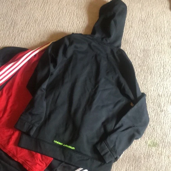 Adidas &  under armour hoody bundle  medium - all 21” flat = 42” chest - Picture 10 of 10